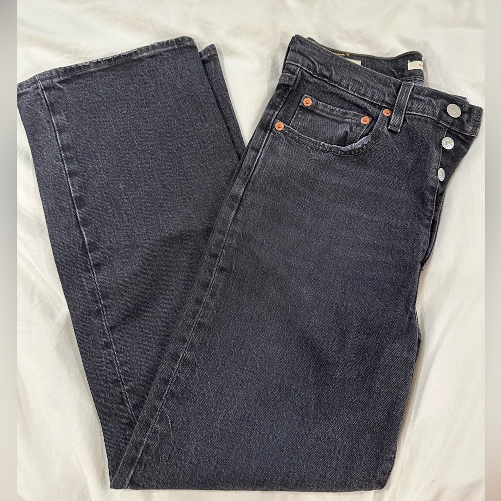 LEVIS Ribcage High Waist Ankle Straight Leg Jeans